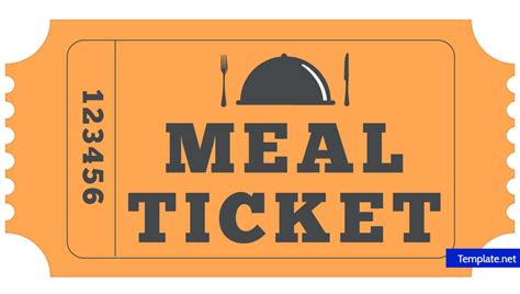 Printable Meal Tickets